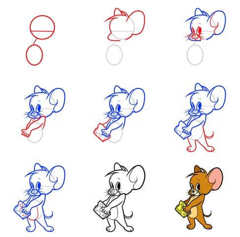 Idée Jerry souris (4) dessin