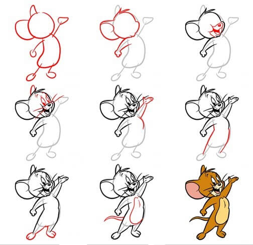 Idée Jerry souris (5) dessin