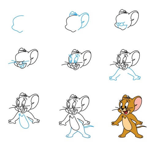 Idée Jerry souris (7) dessin