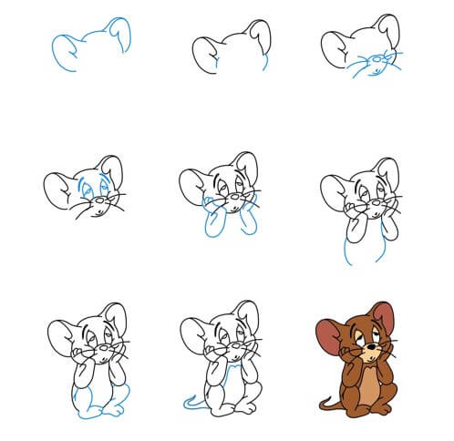Idée Jerry souris (8) dessin