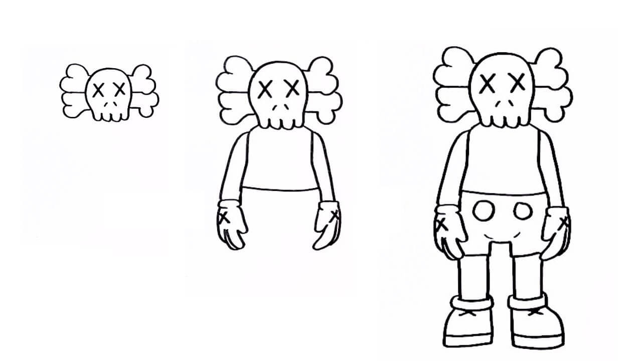 Idée Kaws (2) dessin