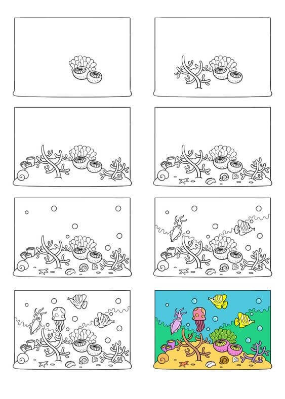idée océan (15) dessin
