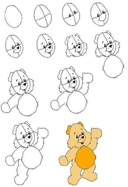 Idée ours en peluche (11) dessin