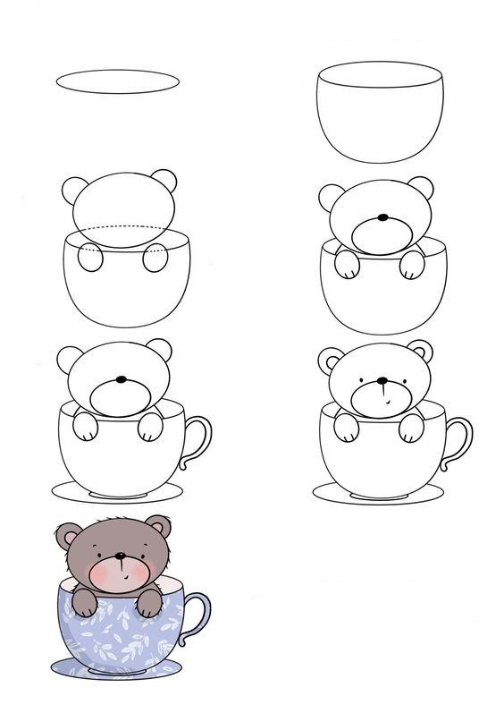 Idée ours en peluche (14) dessin