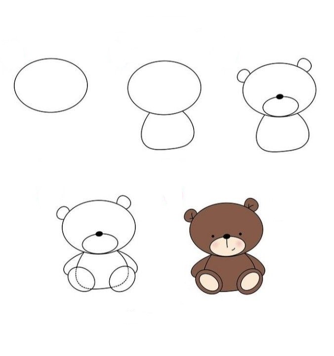 Idée ours en peluche (4) dessin