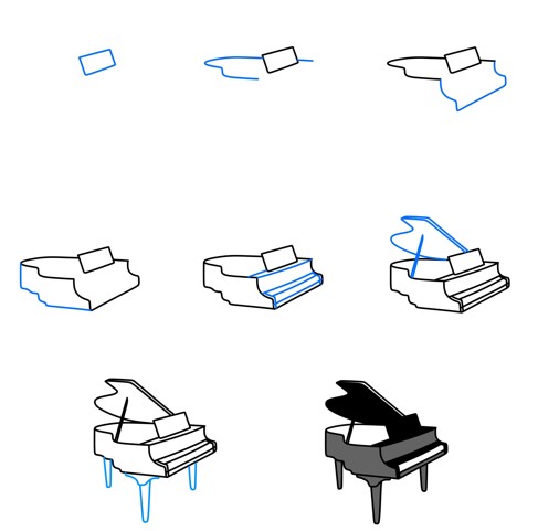 Idée piano (10) dessin