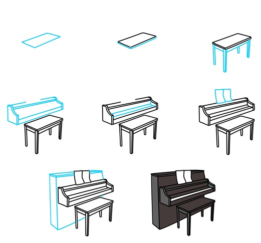 Idée piano (7) dessin