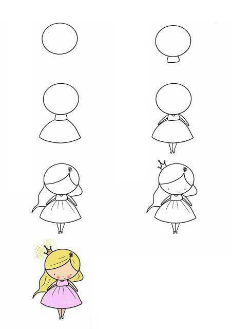 Idée Princesse Peach (7) dessin
