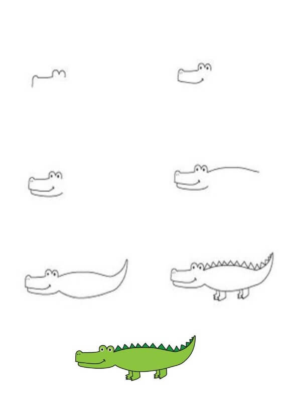 Idées d'alligators (26) dessin