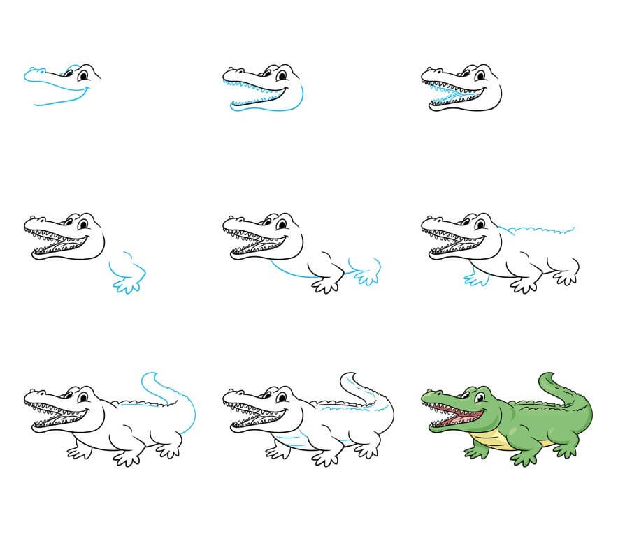 Alligator dessin