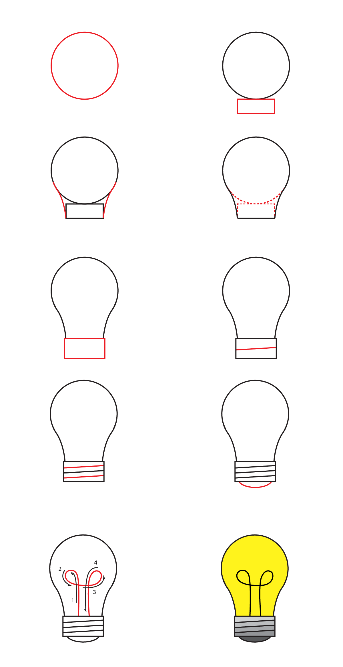 Idées d’ampoules (29) dessin