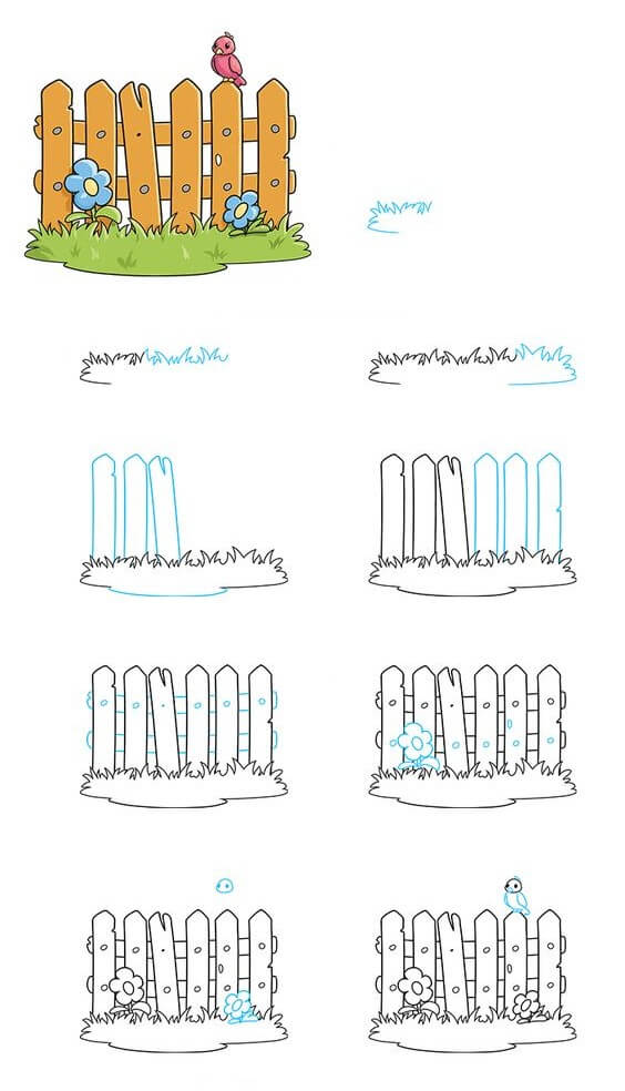 Idées de jardin (6) dessin