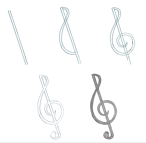 Idées de notes de musique (10) dessin