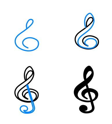 Idées de notes de musique (14) dessin