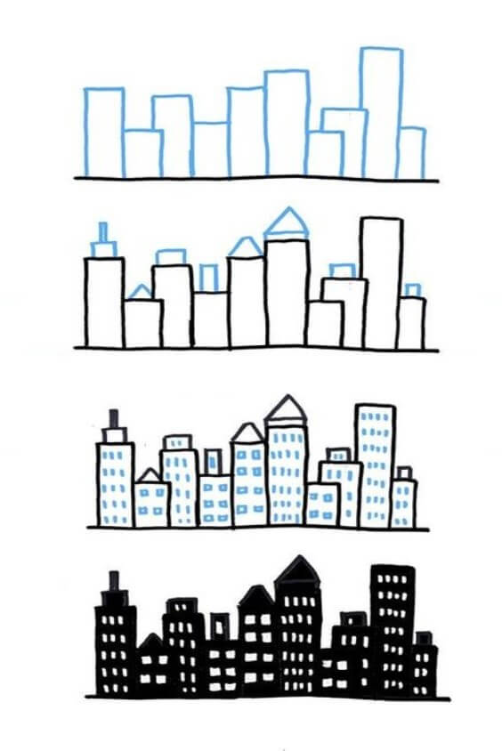 Idées de villes (2) dessin