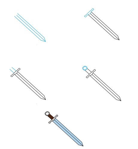 Idées d'épée (12) dessin