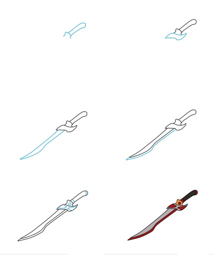 Idées d’épée (14) dessin