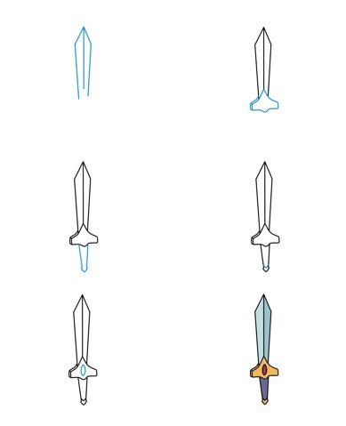 Idées d'épée (17) dessin