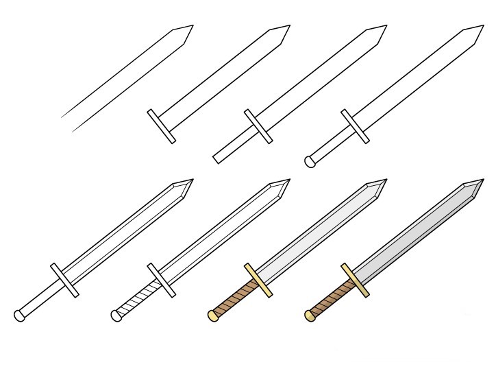 Idées d'épée (19) dessin
