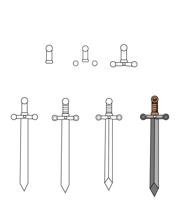 Idées d'épée (20) dessin