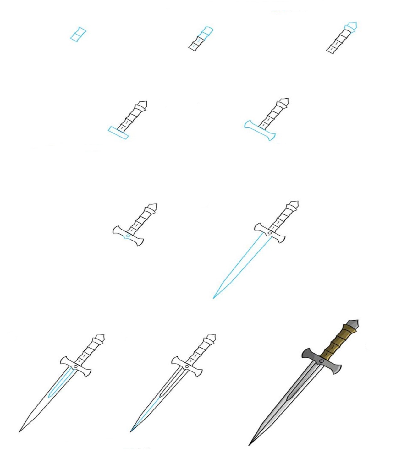 Idées d'épée (3) dessin