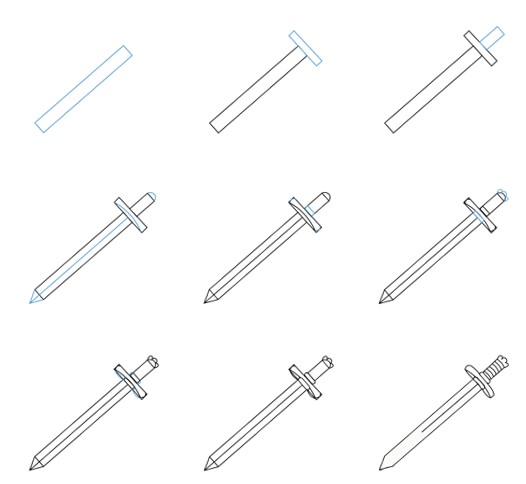 Épée dessin