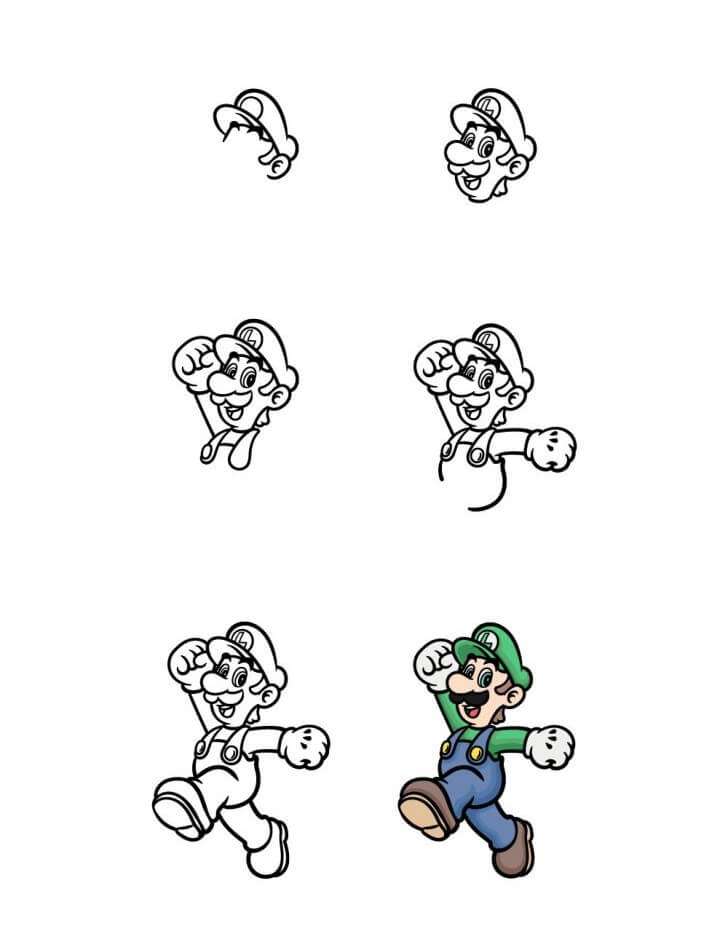 Mario vert (1) dessin