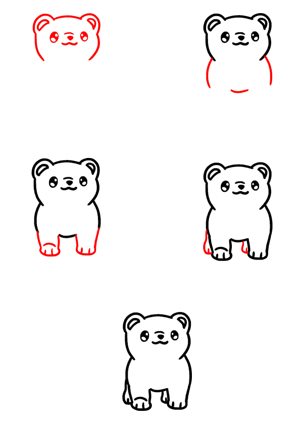 bébé ours polaire dessin