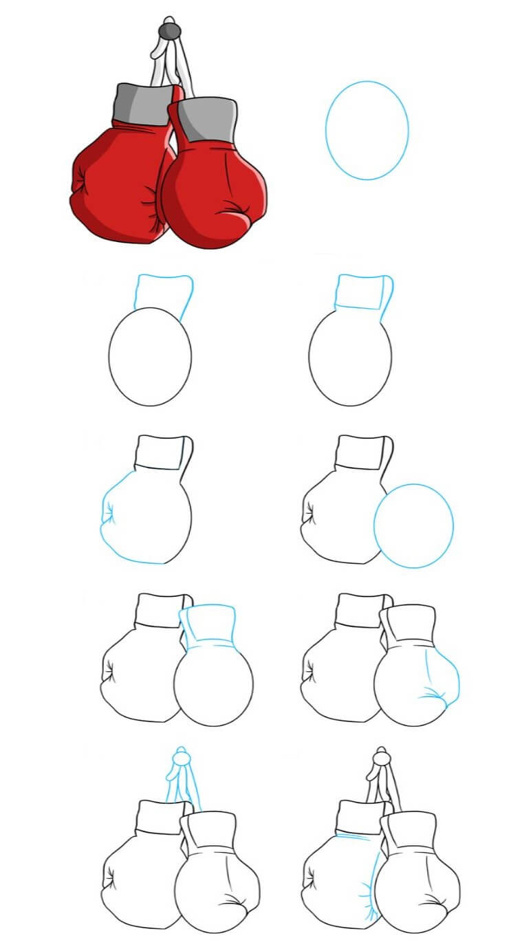 Gants de boxe (5) dessin