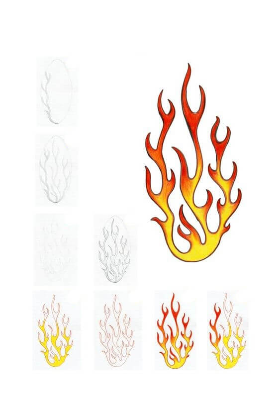 idée de feu (3) dessin