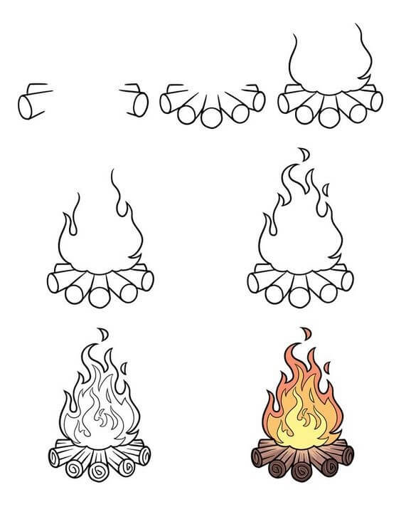 idée de feu (5) dessin