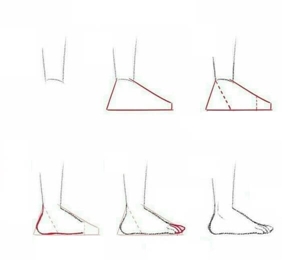 idée de pieds (10) dessin