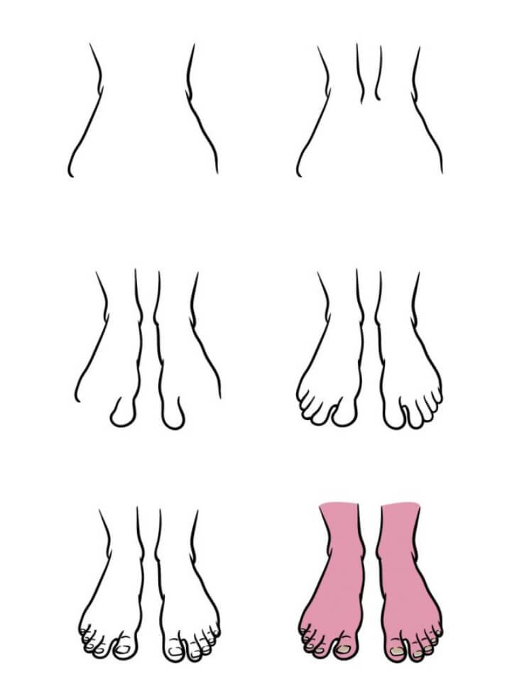 idée de pieds (14) dessin