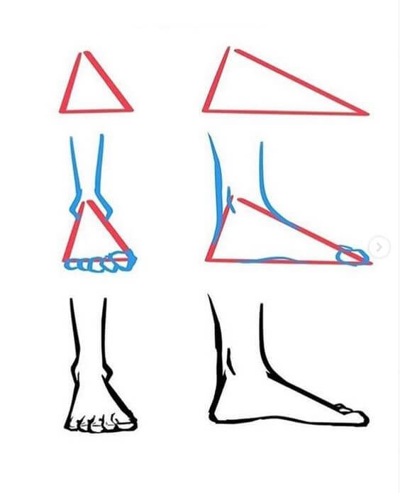 idée de pieds (3) dessin