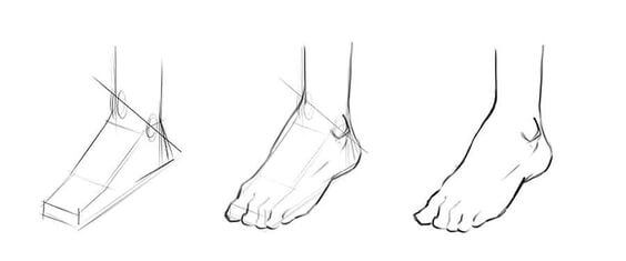 idée de pieds (4) dessin