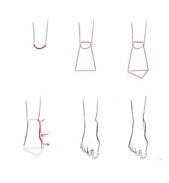 idée de pieds (6) dessin