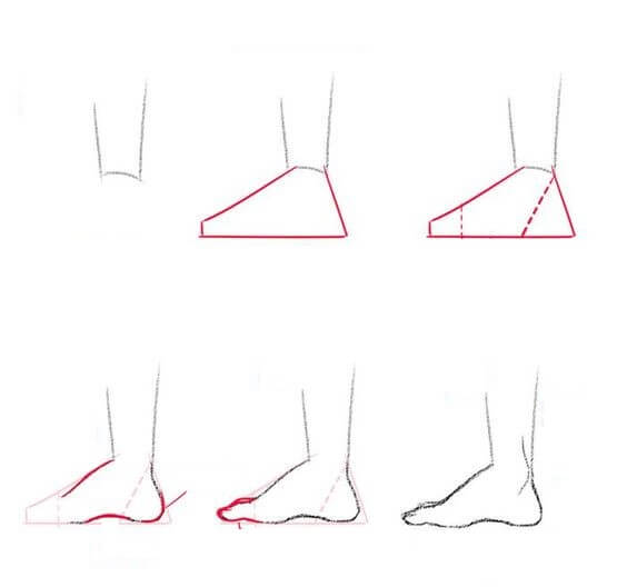 idée de pieds (9) dessin