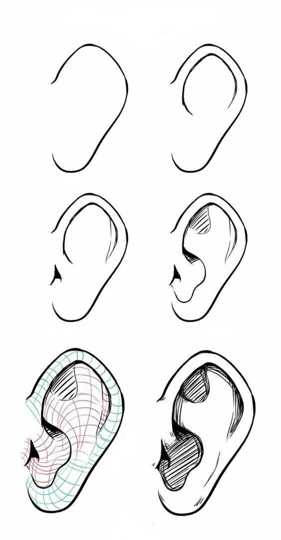 idée d'oreille (19) dessin