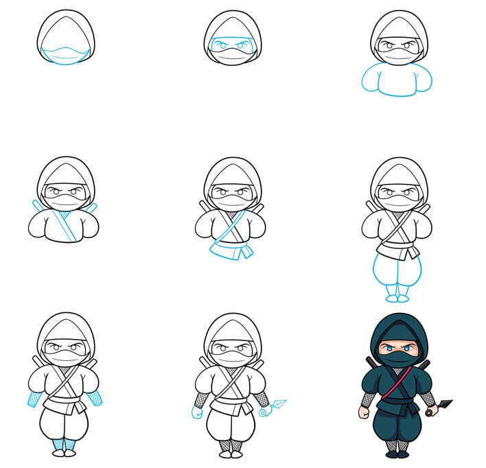 Ninja dessin