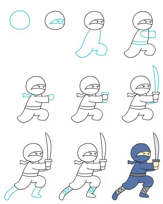 idée ninja (5) dessin