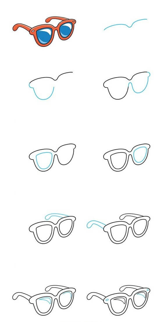 Idées de lunettes (11) dessin
