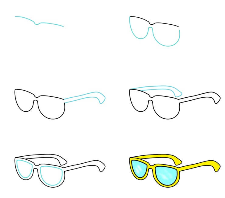 Idées de lunettes (15) dessin