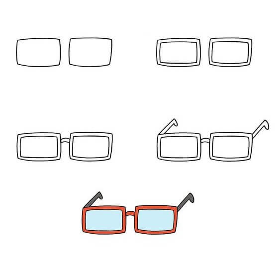 Idées de lunettes (2) dessin