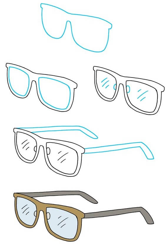 Idées de lunettes (4) dessin