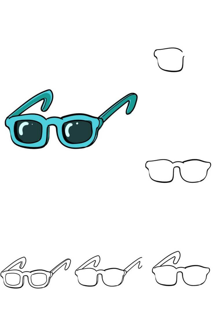Idées de lunettes (8) dessin