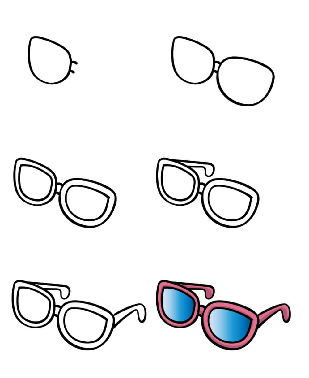 Idées de lunettes (9) dessin