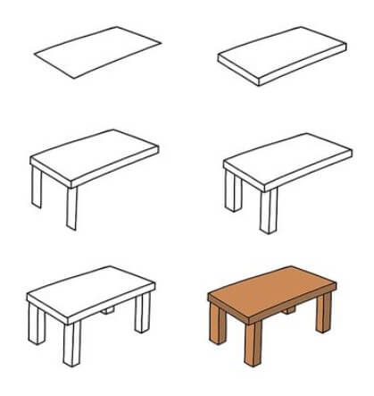 Idées de tables (1) dessin