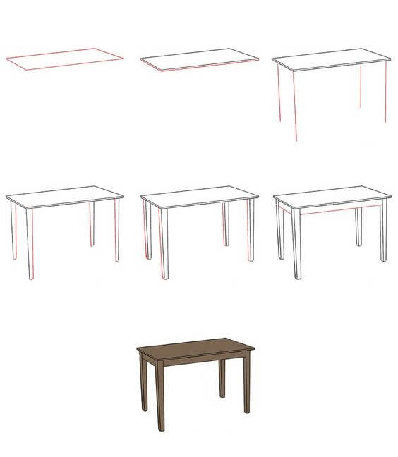 Idées de tables (12) dessin