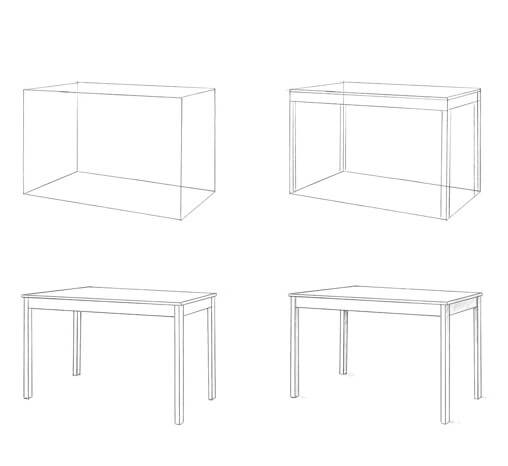Idées de tables (16) dessin