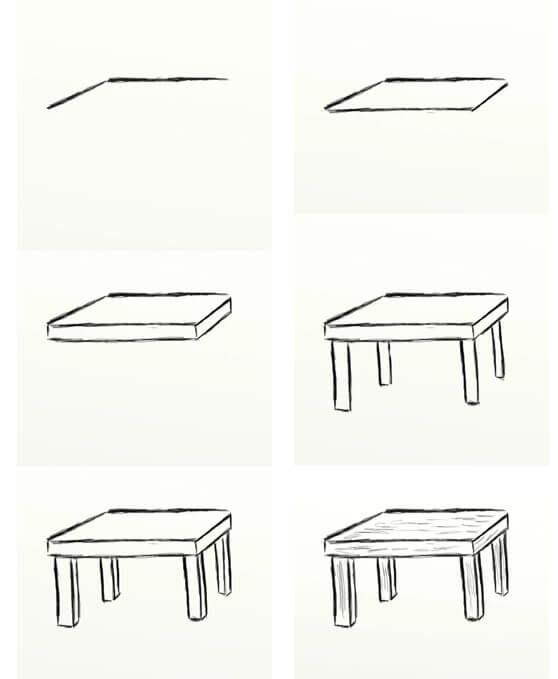 Idées de tables (17) dessin